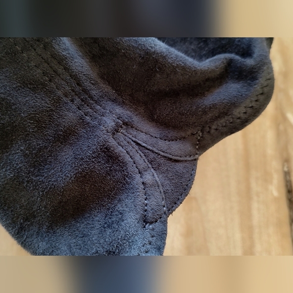 Parallele Paris France woman's thigh high gray suede leather boots UK 5 US 7 - Picture 13 of 16